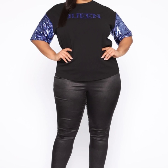 QUEEN SEQUIN TOP - Picture 8 of 12